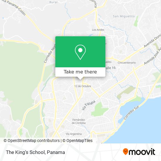 Mapa de The King's School