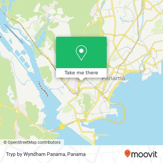 Tryp by Wyndham Panama map