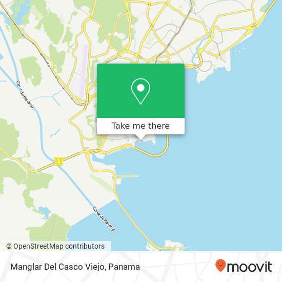 Manglar Del Casco Viejo map