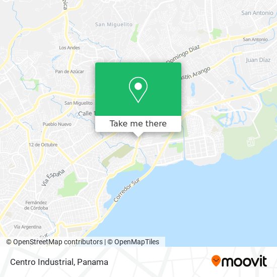 Centro Industrial map