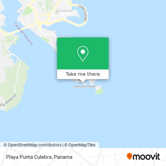 Playa Punta Culebra map