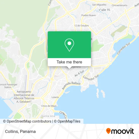 Collins map