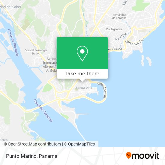 Punto Marino map