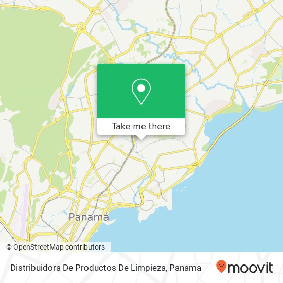 Mapa de Distribuidora De Productos De Limpieza