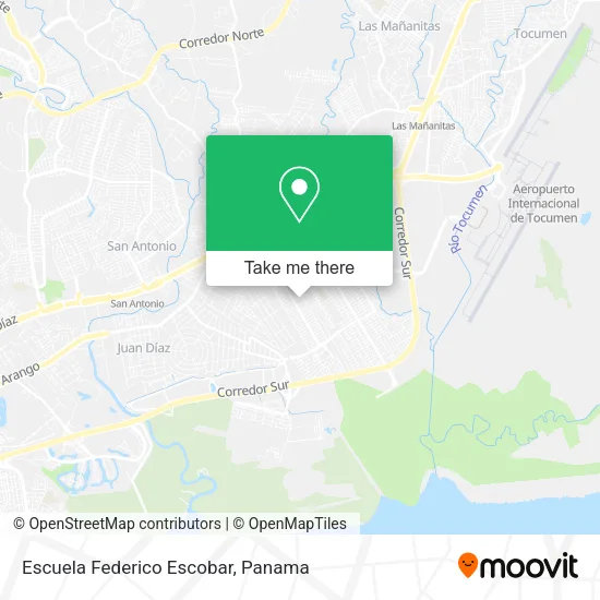 Mapa de Escuela Federico Escobar
