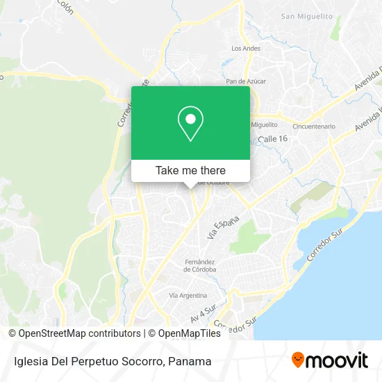 Iglesia Del Perpetuo Socorro map