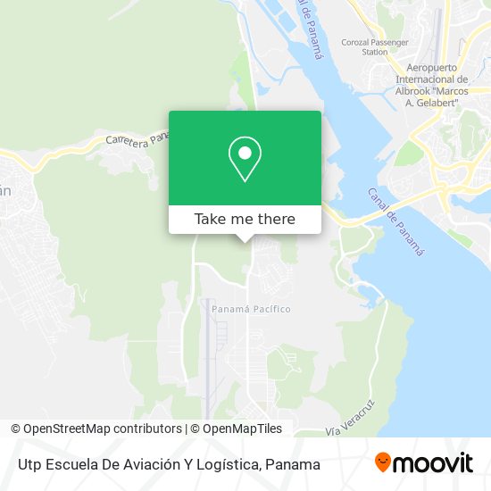 Utp Escuela De Aviación Y Logística map