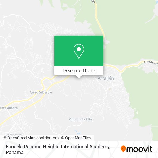 Escuela Panamá Heights International Academy map