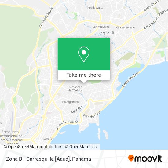 Mapa de Zona B - Carrasquilla [Aaud]