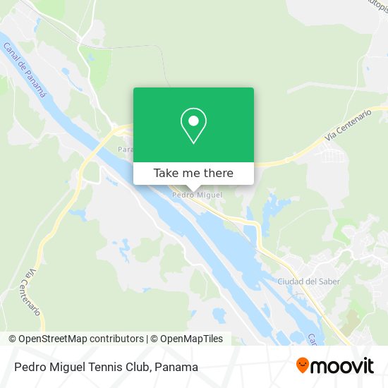 Pedro Miguel Tennis Club map