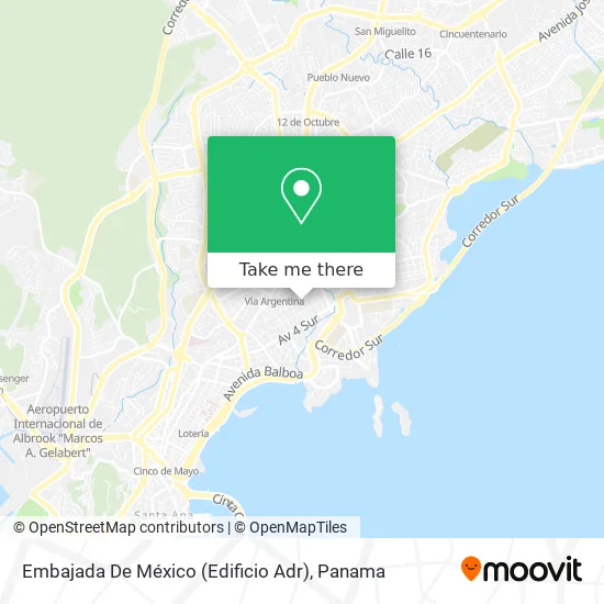 Embajada De México (Edificio Adr) map