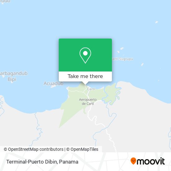 Terminal-Puerto Dibin map
