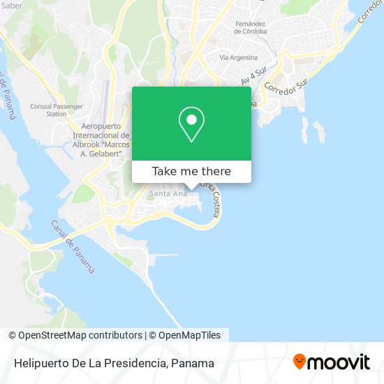 Helipuerto De La Presidencia map