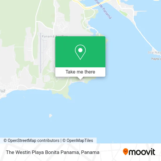The Westin Playa Bonita Panama map