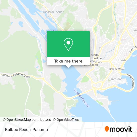 Balboa Reach map