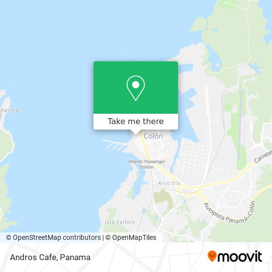 Andros Cafe map