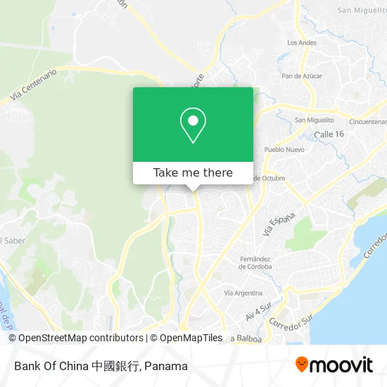 Bank Of China 中國銀行 map