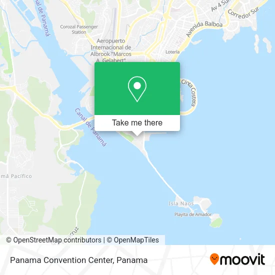 Panama Convention Center map