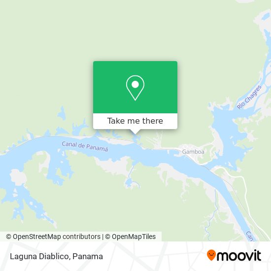 Laguna Diablico map