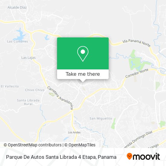Parque De Autos Santa Librada 4 Etapa map