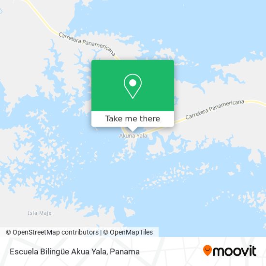 Mapa de Escuela Bilingüe Akua Yala