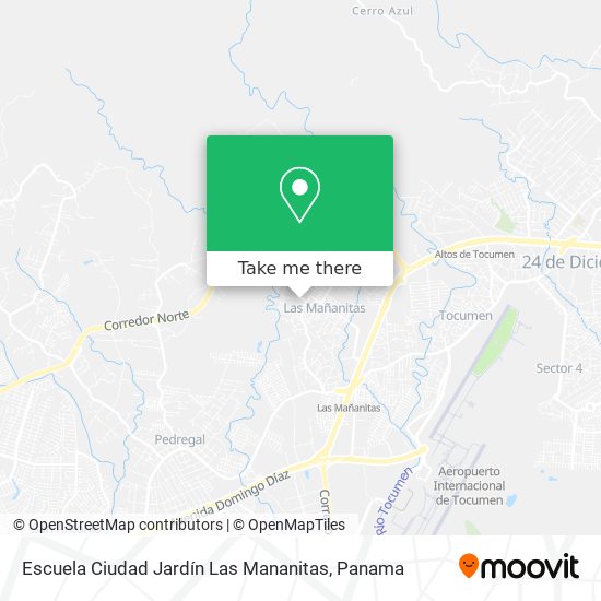 Escuela Ciudad Jardín Las Mananitas map