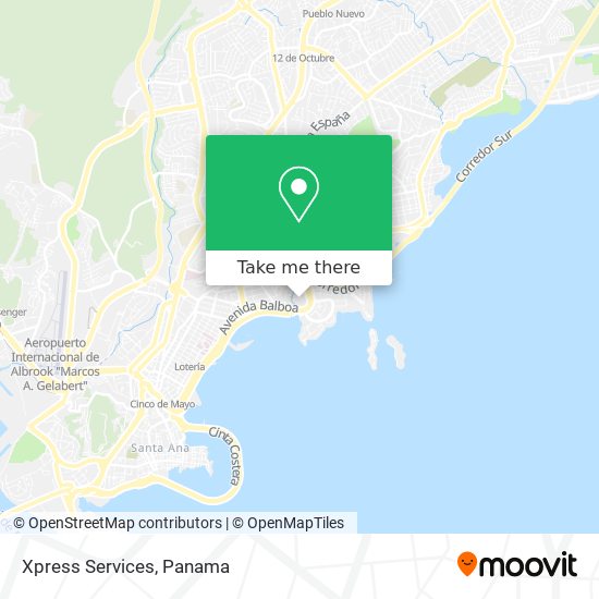 Xpress Services map