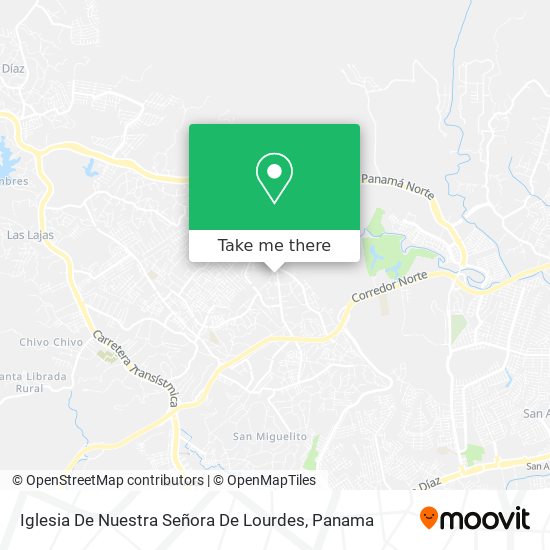 Iglesia De Nuestra Señora De Lourdes map