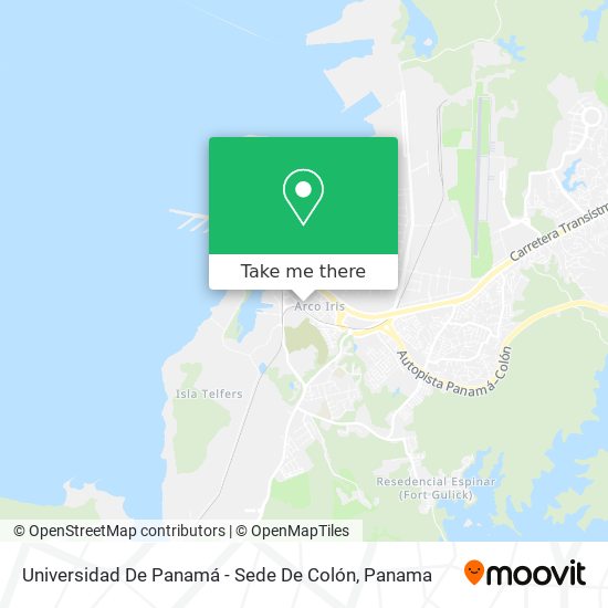 Universidad De Panamá - Sede De Colón map