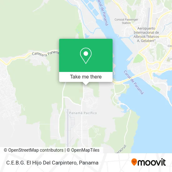 C.E.B.G. El Hijo Del Carpintero map