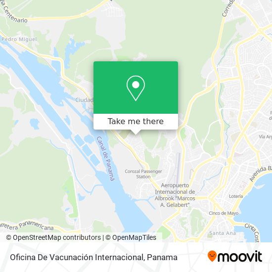 Oficina De Vacunación Internacional map