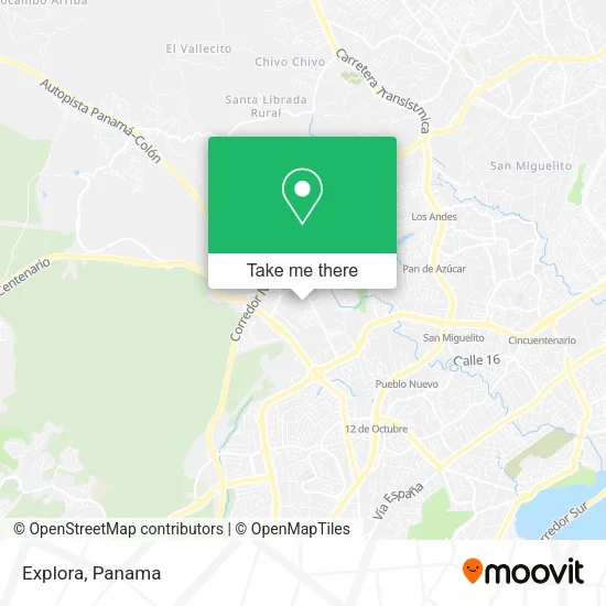 Explora map