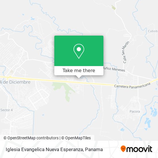 Mapa de Iglesia Evangelica Nueva Esperanza