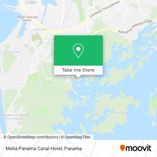 Meliá Panama Canal Hotel map