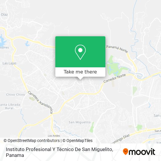 Instituto Profesional Y Técnico De San Miguelito map