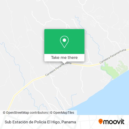 Sub Estación de Policia El Higo map