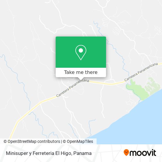 Mapa de Minisuper y Ferreteria El Higo