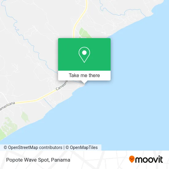 Popote Wave Spot map