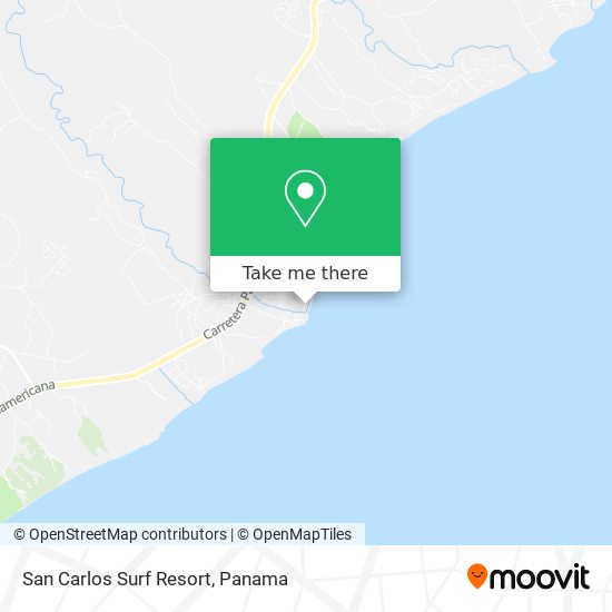 San Carlos Surf Resort map