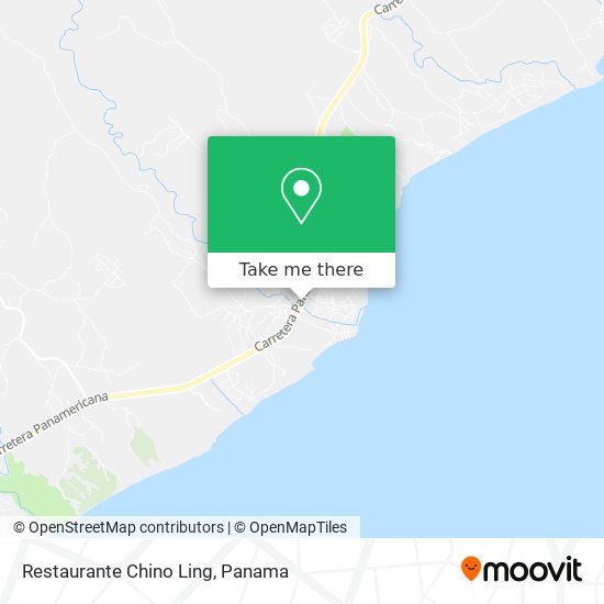 Mapa de Restaurante Chino Ling