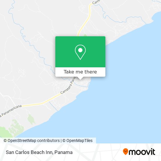 San Carlos Beach Inn map