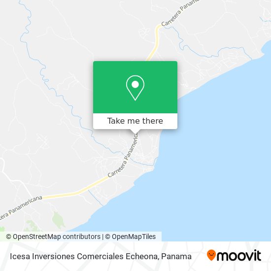 Icesa Inversiones Comerciales Echeona map
