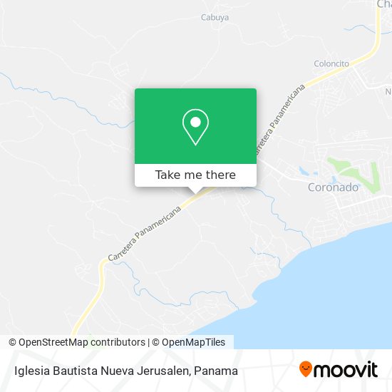 Mapa de Iglesia Bautista Nueva Jerusalen