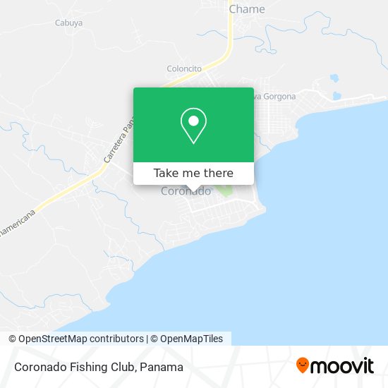 Mapa de Coronado Fishing Club