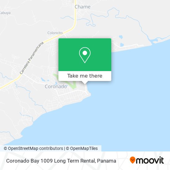 Coronado Bay 1009 Long Term Rental map