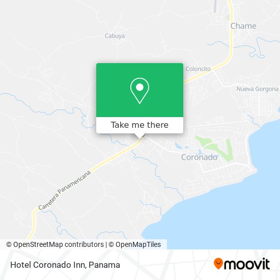 Hotel Coronado Inn map