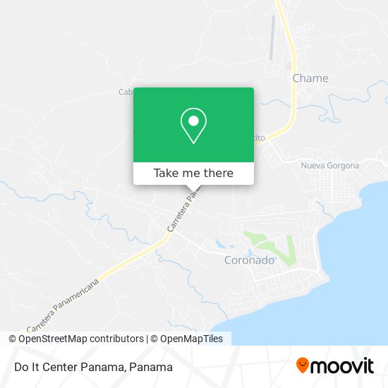 Mapa de Do It Center Panama