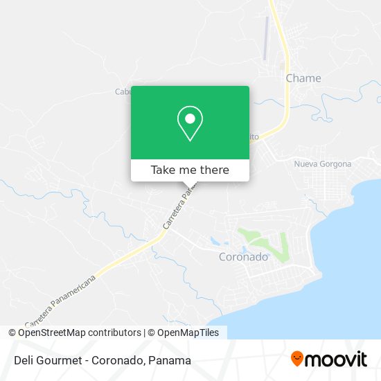 Deli Gourmet - Coronado map