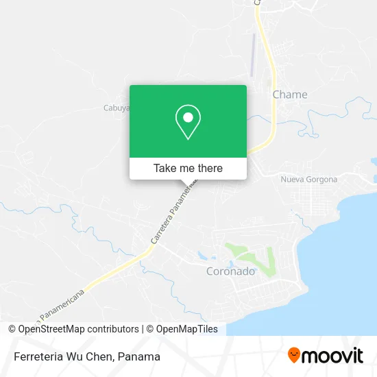 Mapa de Ferreteria Wu Chen