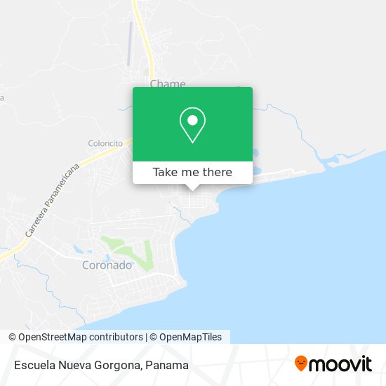 Escuela Nueva Gorgona map